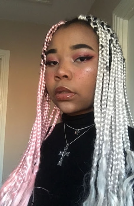 Split Dye Goddess Braids