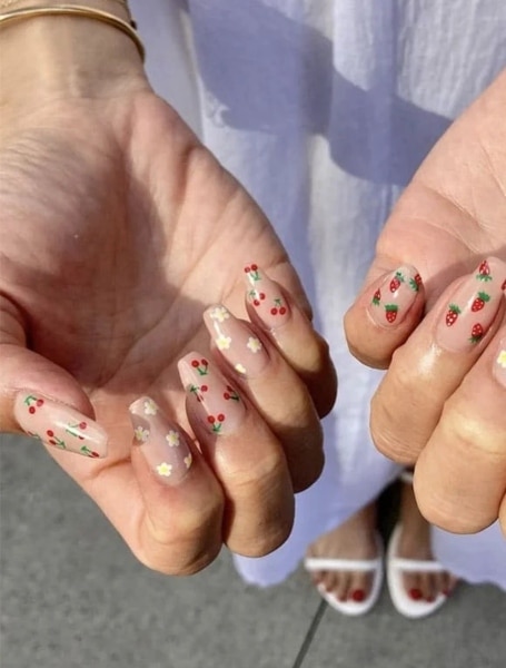 Strawberry Nail Art