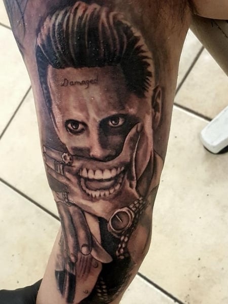 Suicide Squad Joker Tattoos