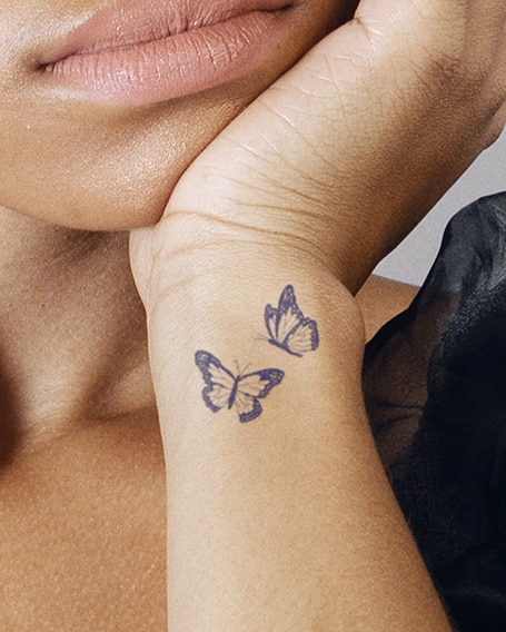 Temporary Butterfly Tattoo
