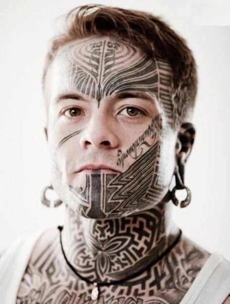 Tribal Face Tattoos