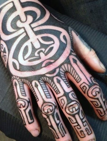 Aggregate 98+ about tribal hand tattoo designs super cool -  .vn