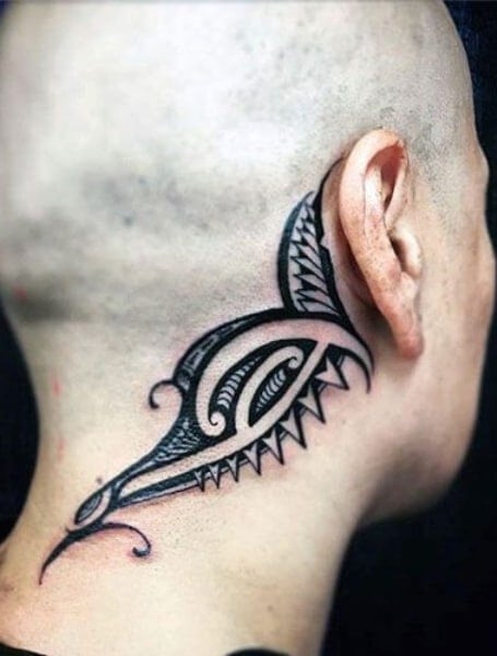 Tribal Neck Tattoos 2