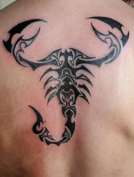 Tribal Scorpion Tattoo