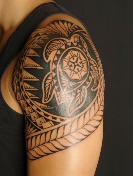 Tribal Turtle Tattoo 2