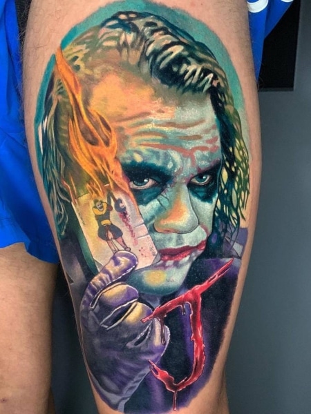 Dark Knight Joker Tattoo2