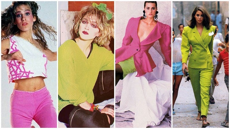 80s Neon Fashion