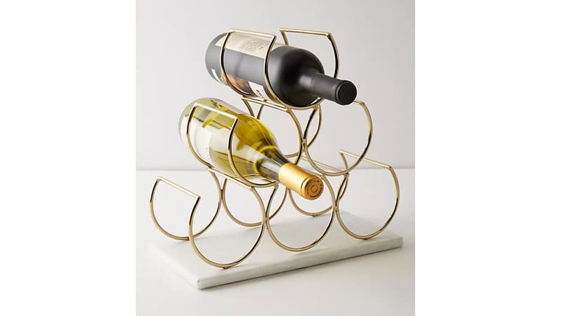 Anthropologie Marble Wine Rack