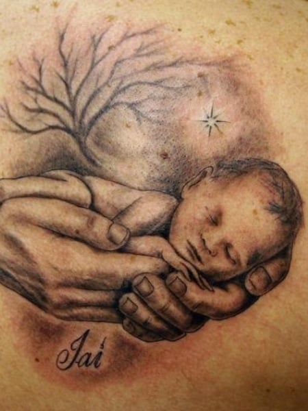Baby Jesus Tattoo