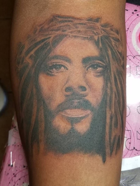 black jesus tattoos