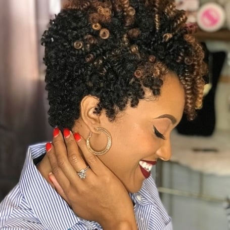Crochet straight deals hair short