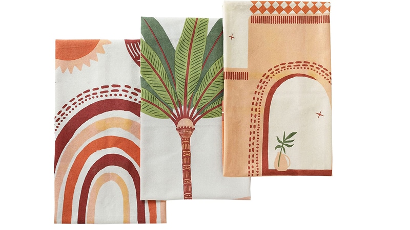 Folkulture Tea Or Kitchen Towels 