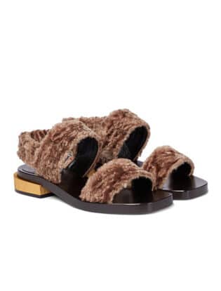 Fur Sandals