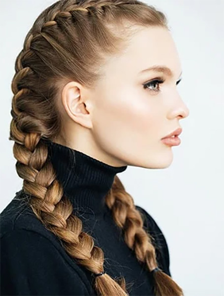 Braid 11Half Up French Braids