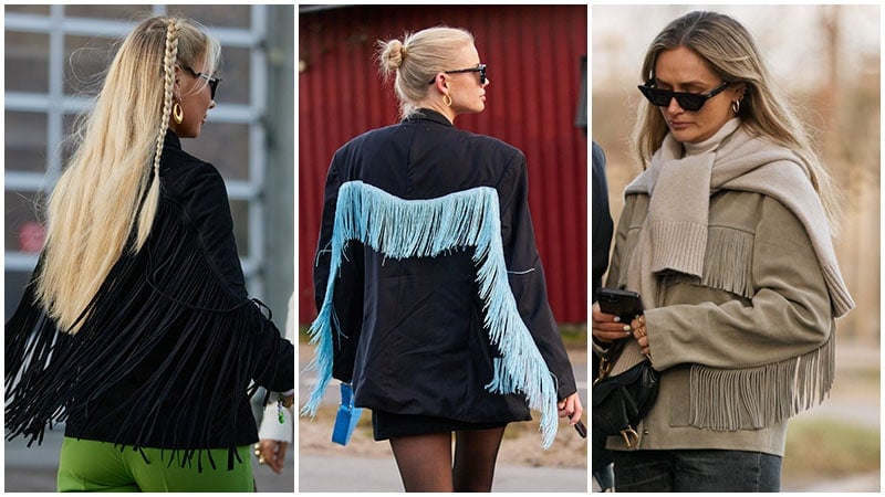 Jackets With Fringing Detail