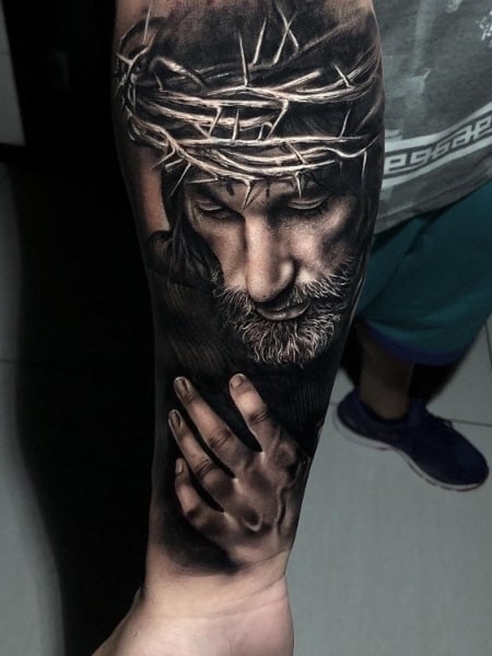 125 Inspiration Jesus Tattoos That Will Have You Believing All Over Again