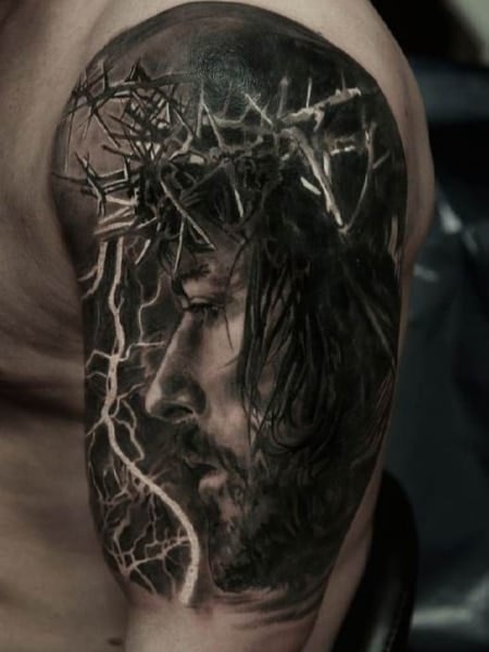 Jesus 3d Tattoo 