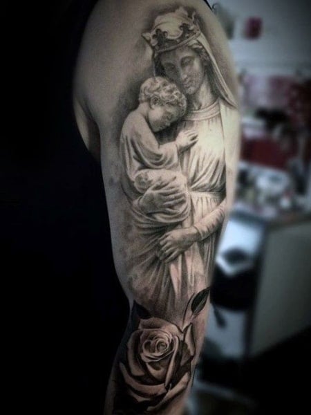 Jesus And Mary Tattoo