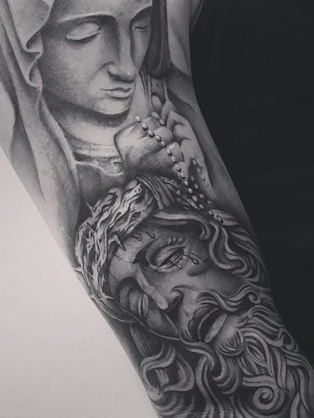 Jesus And Mary Tattoo1