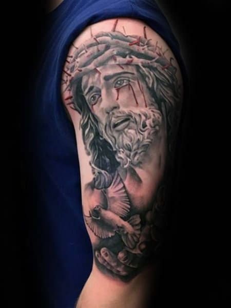 26 Beautiful Jesus Tattoo Ideas for Men in 2022  Inked Celeb