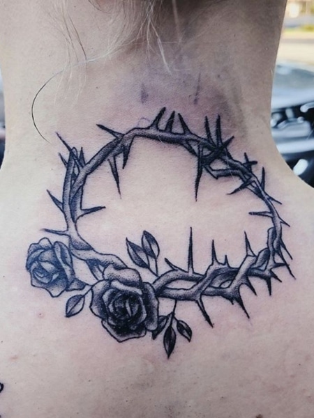 Jesus Crown Tattoo