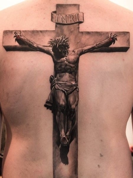 Jesus Crucified Tattoo