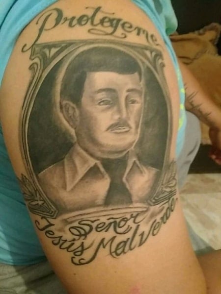 Jesus Malverde Tattoo1