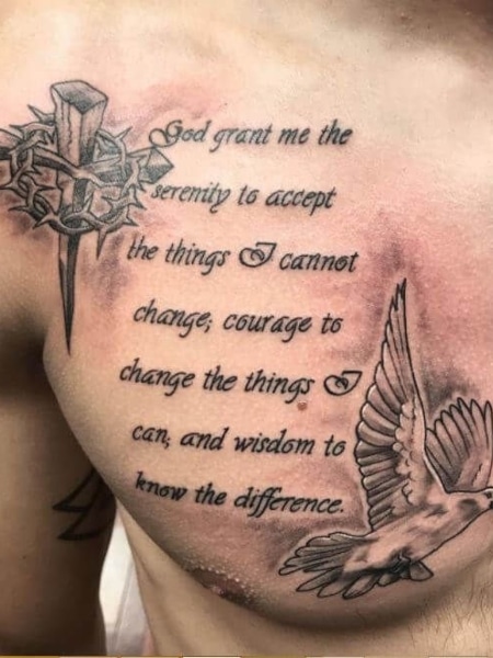 Jesus Quote Tattoo