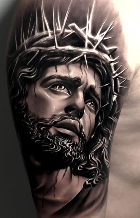 Jesus Tattoo For Men1