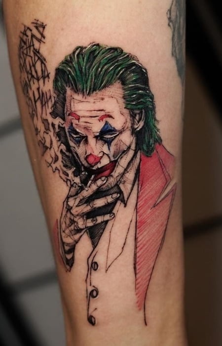 Joker Tattoo For Men