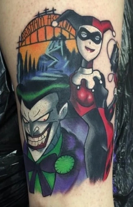 Joker Tattoo For Women