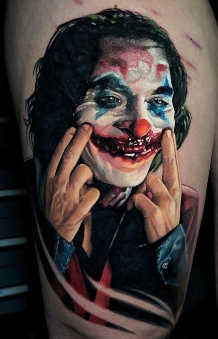 Joker Tattoo For Women1