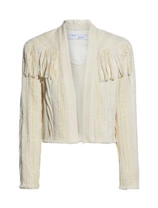 Knitted Fringe Jacket