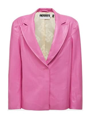 Leather Pink Jacket