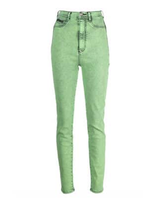 Lime Green Denim