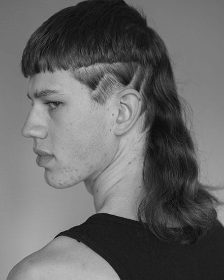 Long Mullet With Hair Design