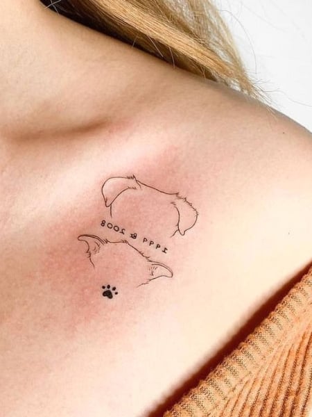 Aggregate 91+ about dog tattoo ideas super cool - in.daotaonec