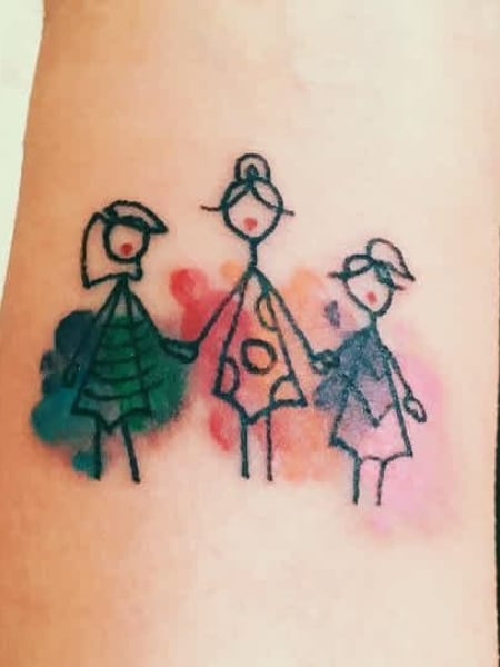 Meaningful Grandchildren Tattoos