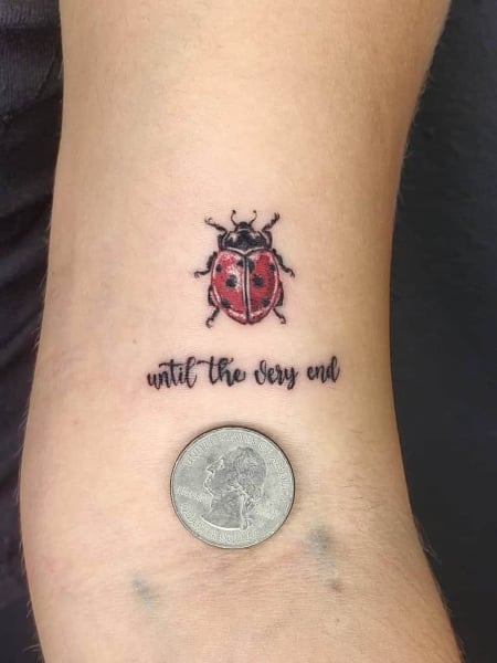 Meaningful Ladybug Tattoo