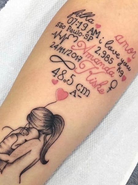 7 Tattoo Designs For Moms Who Want To Get Inked