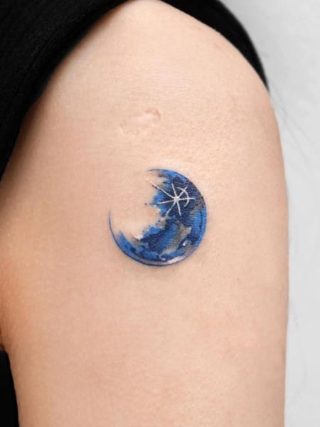 Meaningful Moon Tattoo
