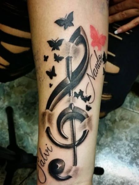 Meaningful Music Note Tattoo1