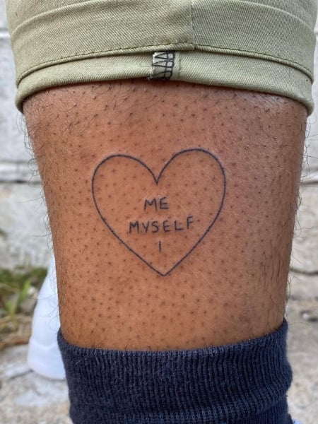 Meaningful Stick And Poke Tattoo 