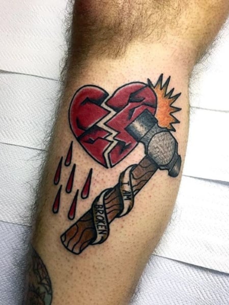 Meaningful Broken Heart Tattoo2