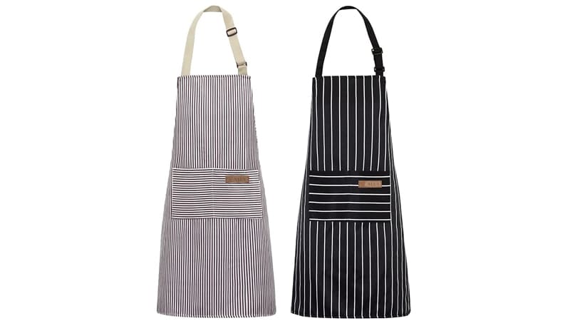 Nlus 2 Pack Adjustable Kitchen Aprons