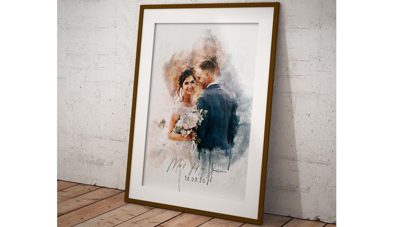 Personalized Watercolor Painting