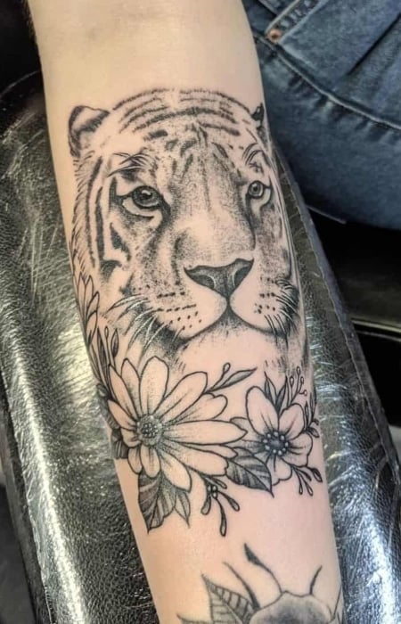 Tiger Tattoo For Women