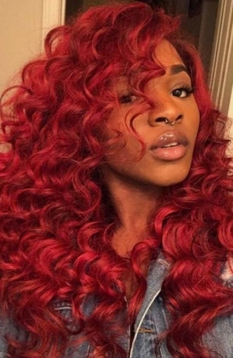 Red Crochet Braids