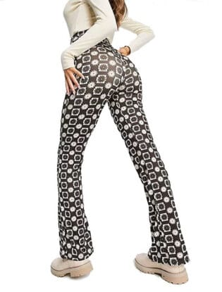 Retro Floral Pants