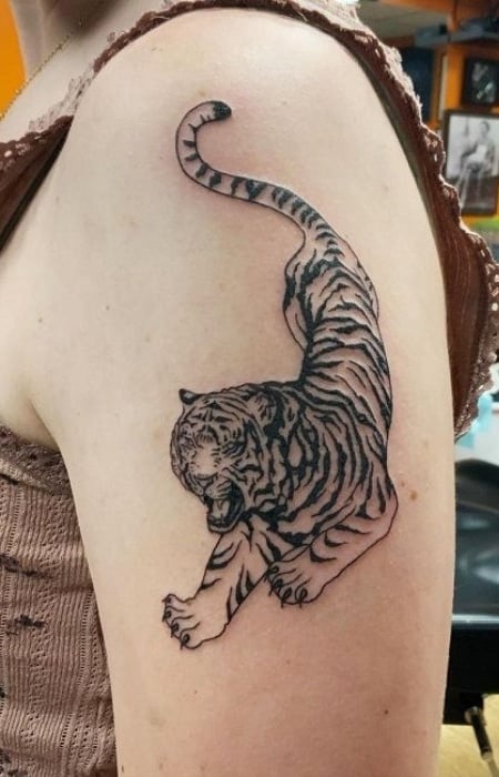 Tiger Tattoo For Women